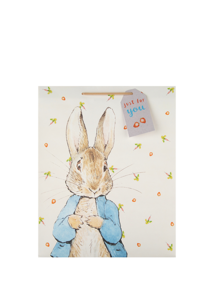 Hallmark Peter Rabbit Medium Gift Bag, White&black - view 2, White&black
