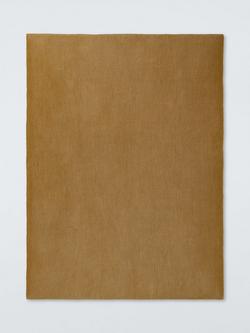 John Lewis Ribbed Knit Throw - view 2, Ochre