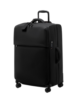 Lipault Medium Suitcase, Black, 66L, Black