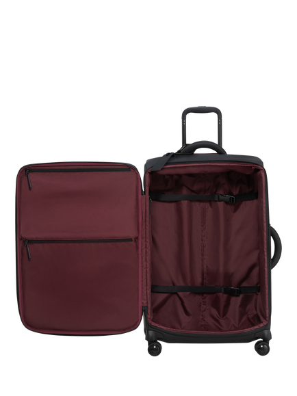 Lipault Medium Suitcase, Black, 66L - view 2, Black