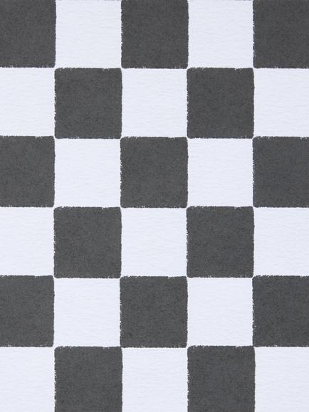 John Lewis Checkerboard Wrapping Paper, 3m, Black - view 2, Black