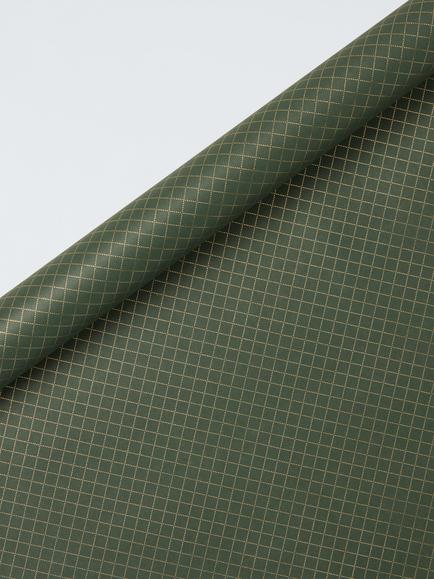 John Lewis Foil Diamond Wrapping Paper, 3m, Green, Green