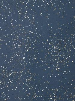 John Lewis Foil Splatter Wrapping Paper, 3m, Blue - view 2, Blue