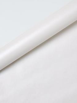 John Lewis Pearlised Wrapping Paper, 10m, White, White