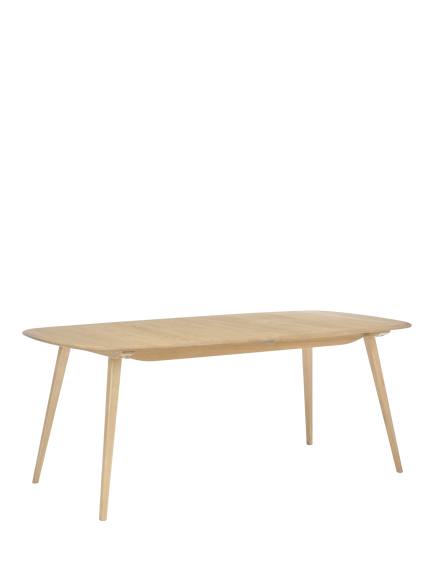 ercol for John Lewis Bellingdon 6-8 Seater Solid Ash Extending Dining Table, Light Stain