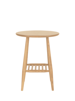 ercol for John Lewis Bellingdon Solid Ash Occasional Lamp Table - view 2, Light Stain