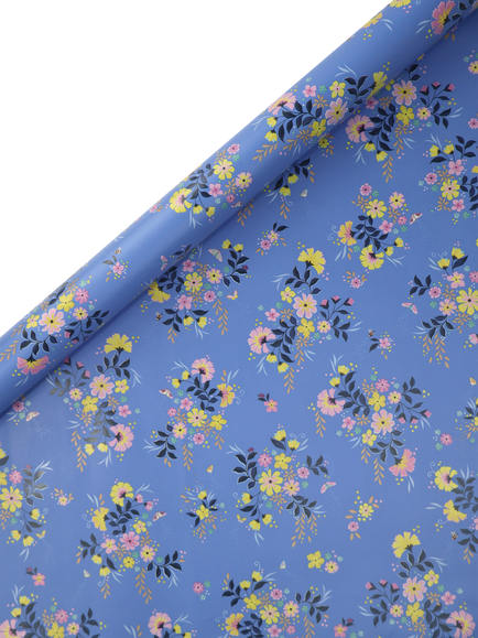 Sara Miller Ditsy Floral Wrapping Paper, 3m, Multi - view 2, Multi