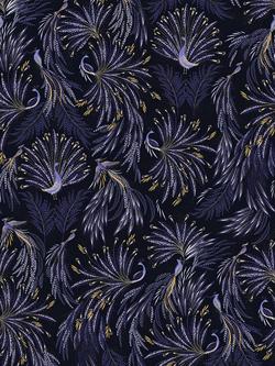 Sara Miller Peacock Parade Wrapping Paper, 3m, Purple - view 2, Purple