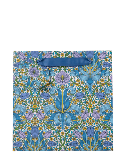 Morris & Co. Spring Thicket Gift Bag, Blue, Medium, Blue