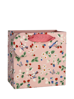 Cath Kidston Floral Gift Bag, Pink, Small, Pink