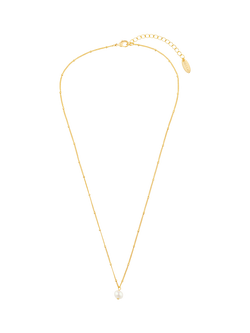 Orelia Pearl Satellite Necklace, Gold, Gold
