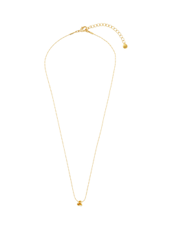 Orelia Mini Knot Fine Collar Necklace, Pale Gold, Pale Gold