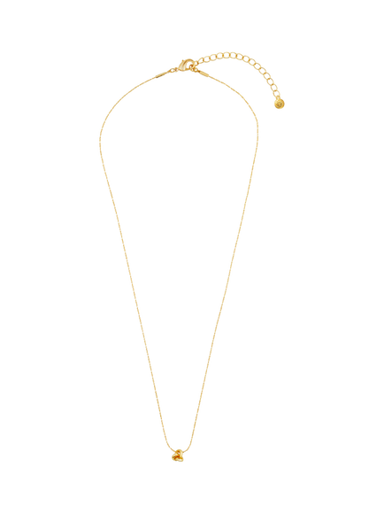Orelia Mini Knot Fine Collar Necklace, Pale Gold, Pale Gold