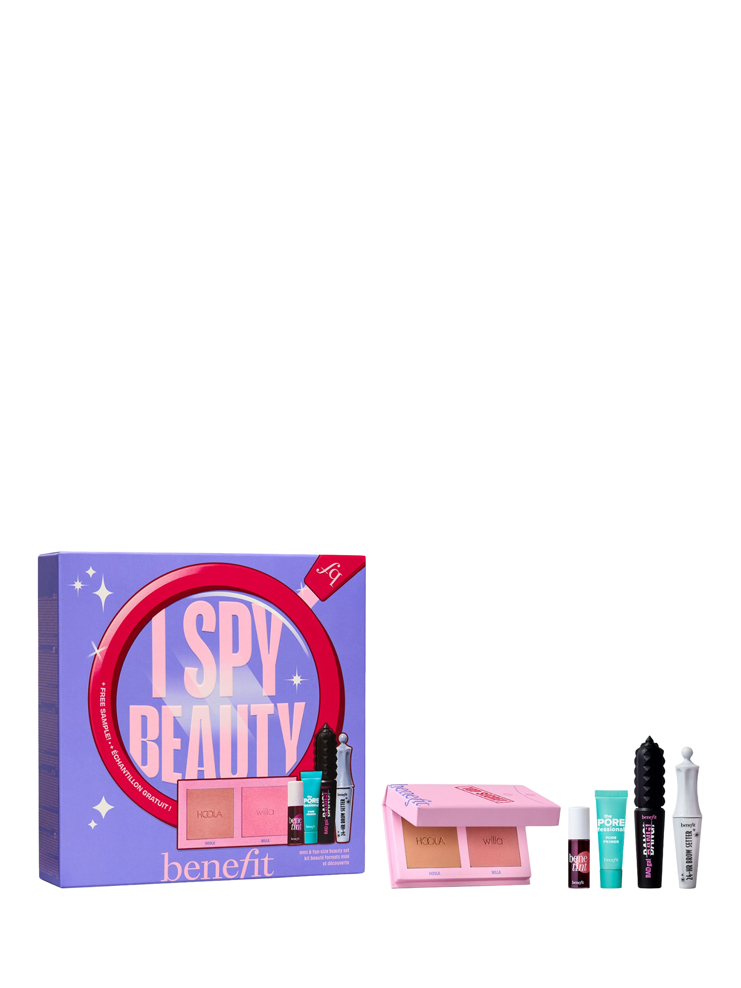 Product image 10 of 11, which shows Benefit I Spy Beauty Full Face Makeup Gift Set