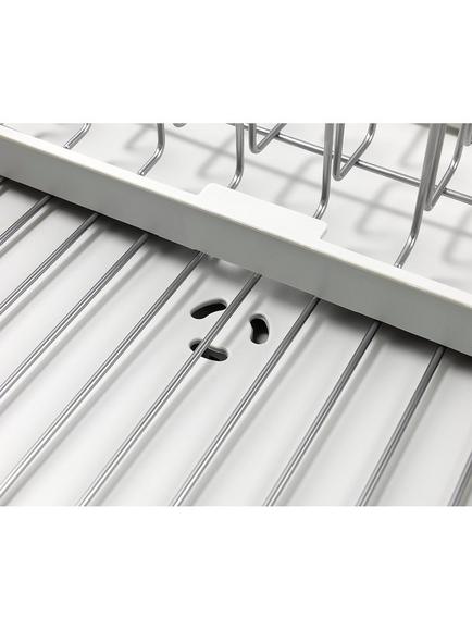 Joseph Joseph Extend™ Steel Plus Dish Rack, Stainless Steel - view 2, Stone