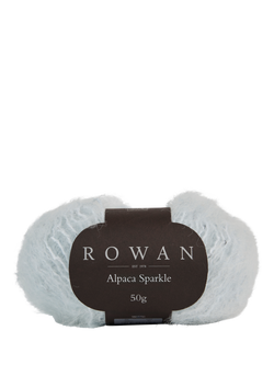 Rowan Alpaca Sparkle Knitting Yarn, 50g, Artic