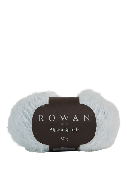 Rowan Alpaca Sparkle Knitting Yarn, 50g, Artic