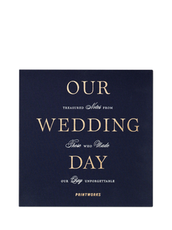 PRINTWORKS Our Wedding Day Guest Book, Multi