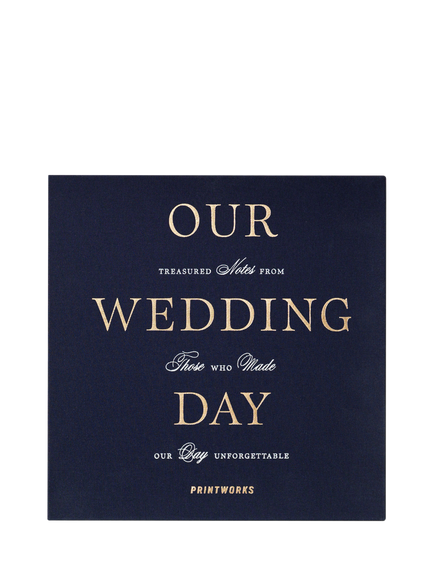 PRINTWORKS Our Wedding Day Guest Book, Multi