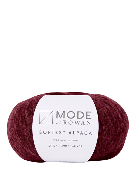 MODE at Rowan Softest Alpaca Knitting Yarn, 50g, Purple