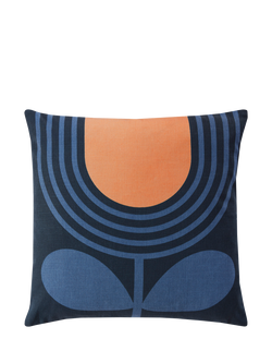 Orla Kiely Striped Tulip Cushion, Indigo