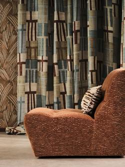 Harlequin Monolith Furnishing Fabric - view 2, Jasper/Zircon