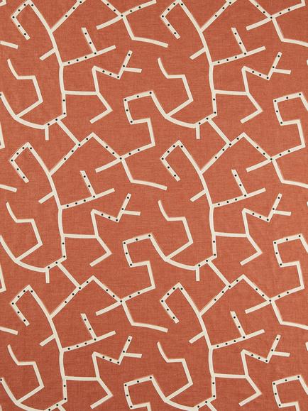 Harlequin Saraceno Furnishing Fabric, Rust