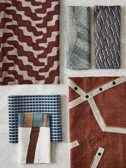 Harlequin Saraceno Furnishing Fabric - view 2, Rust