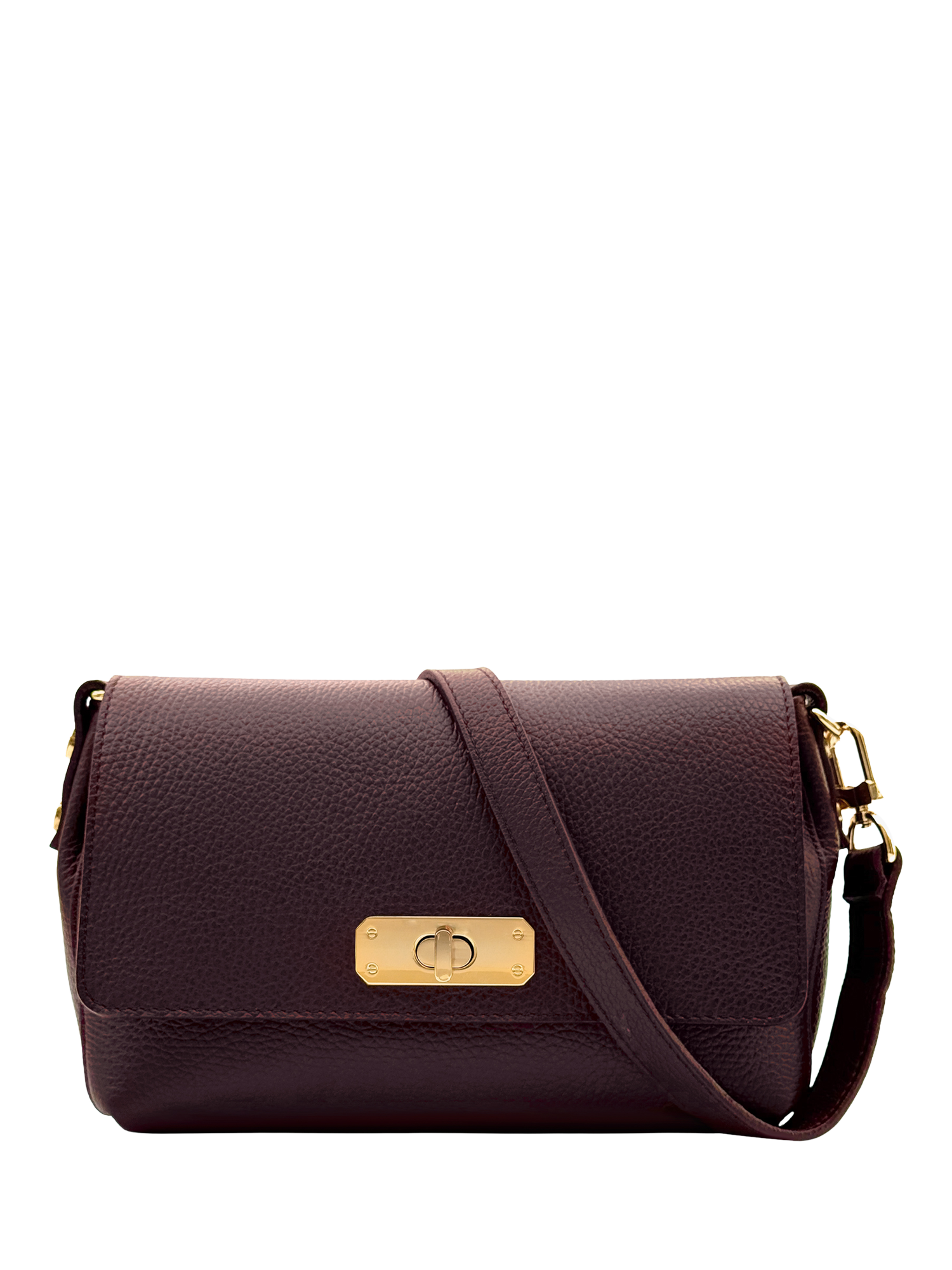 Product image 1 of 6, which shows Apatchy The Maisie Leather Midi Bag