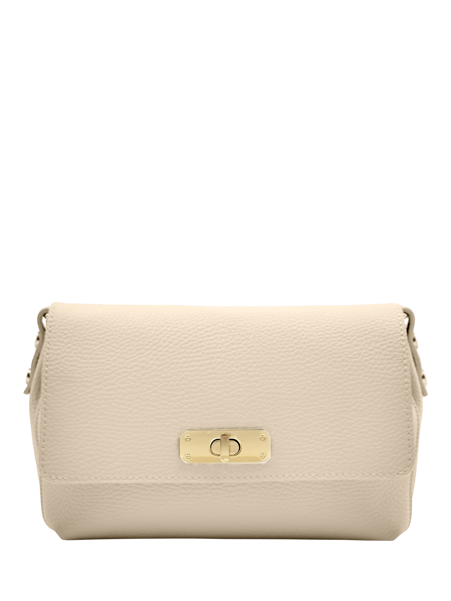 Product image 2 of 6, which shows Apatchy The Maisie Leather Midi Bag, Stone