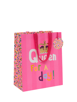Paper Salad Birthday Queen Gift Bag, Multi, Multi