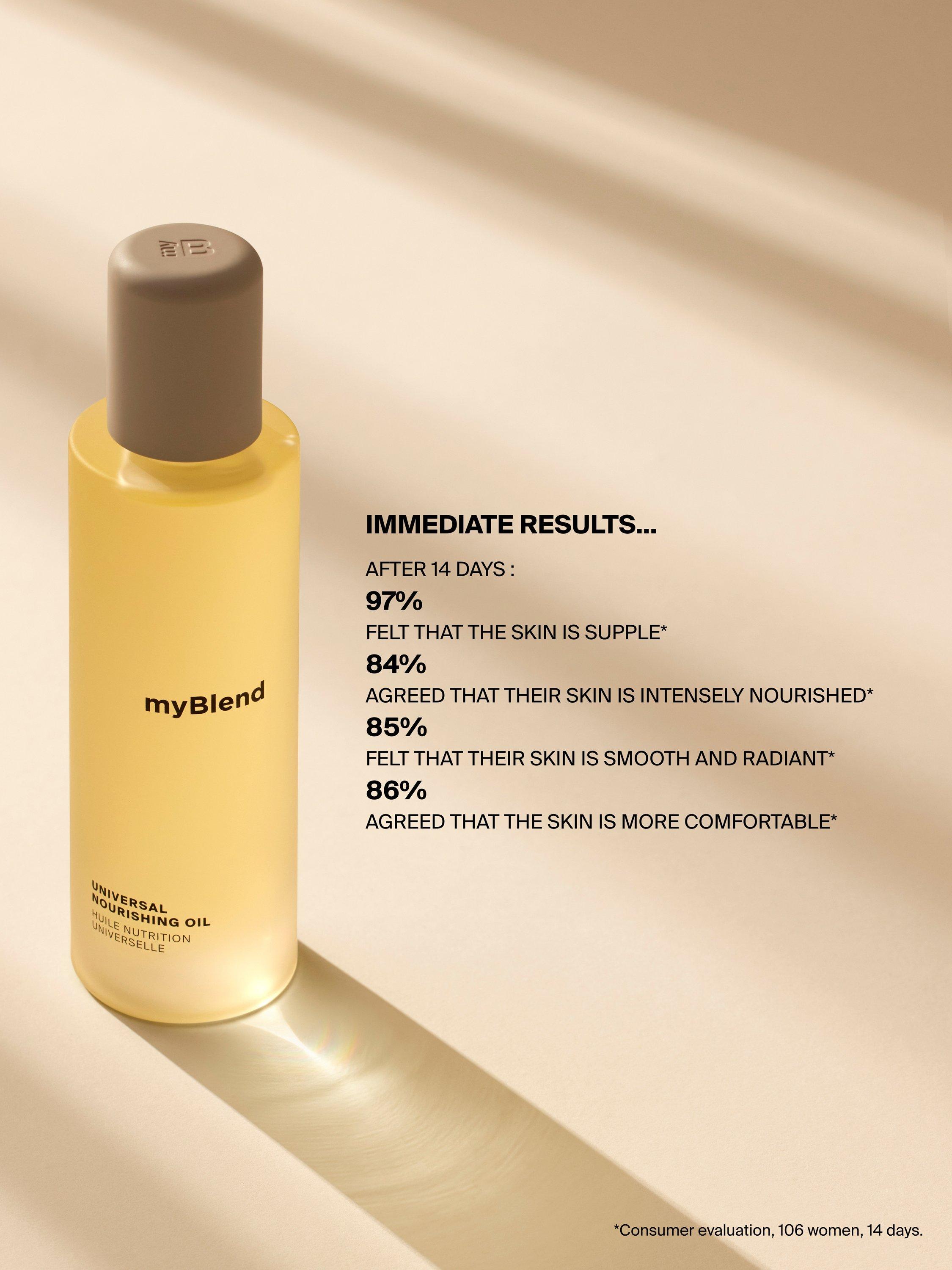 Product image 4 of 5, which shows myBlend Universal Nourishing Oil, 150ml