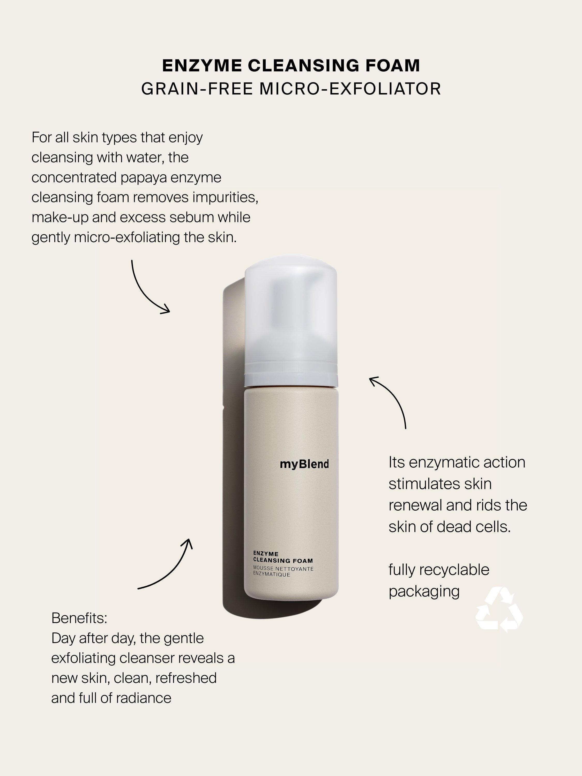Product image 3 of 6, which shows myBlend Enzyme Cleansing Foam, 150ml
