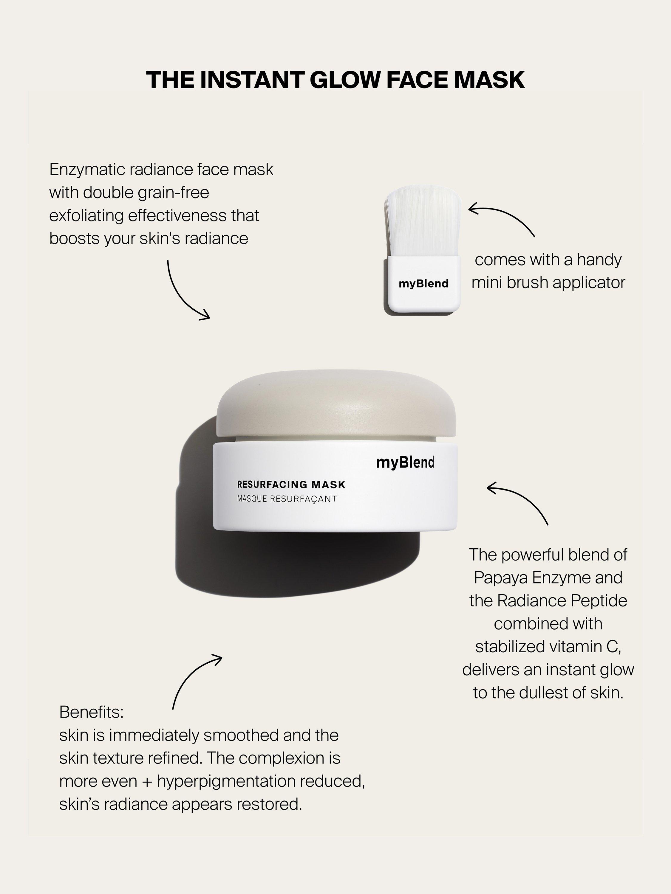 Product image 4 of 6, which shows myBlend Resurfacing Mask, 60ml