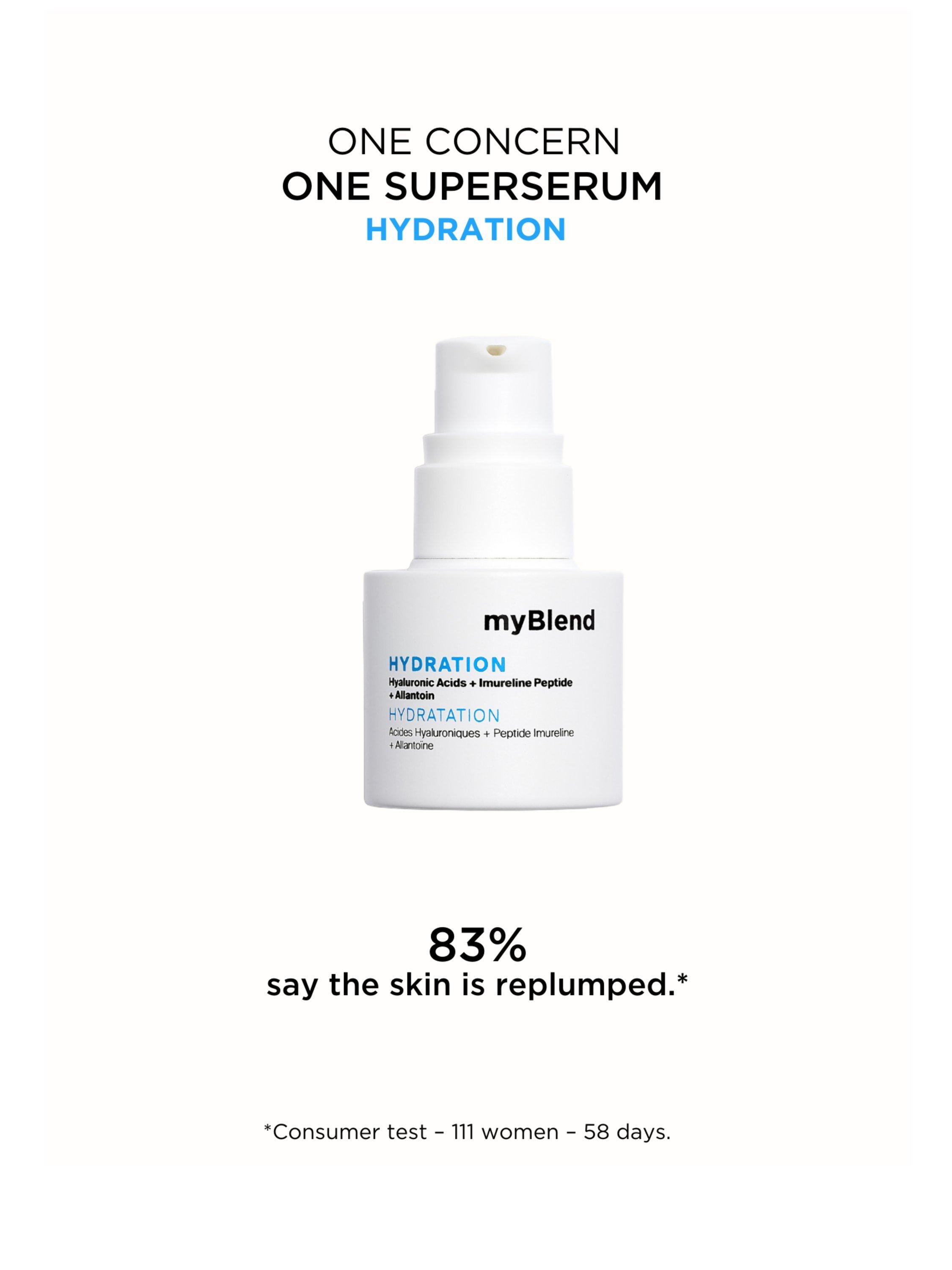 Product image 7 of 8, which shows myBlend Hydration Superserum, 15ml