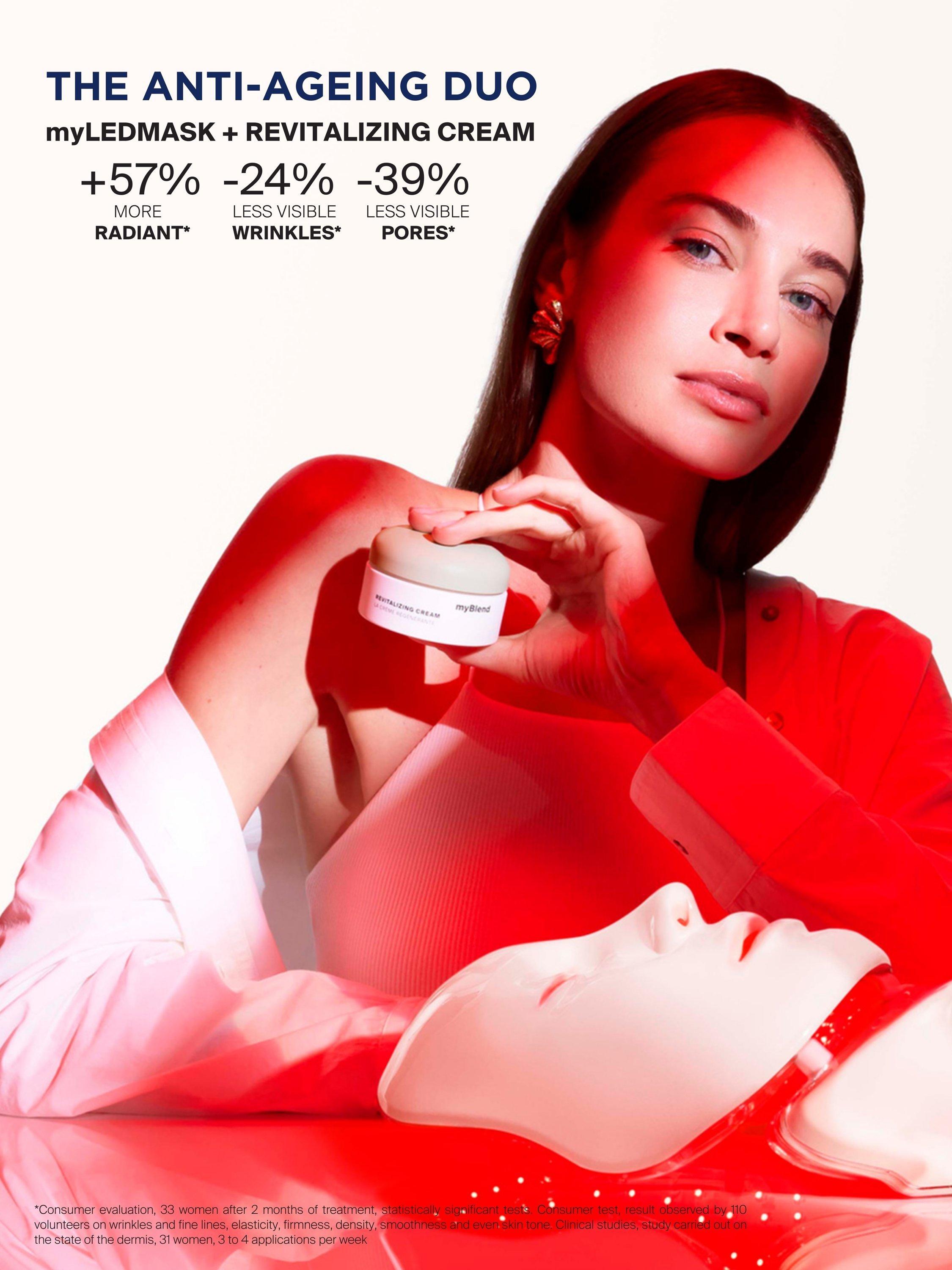 Product image 8 of 8, which shows myBlend myLEDmask Red & Infrared LED for Face & Neck