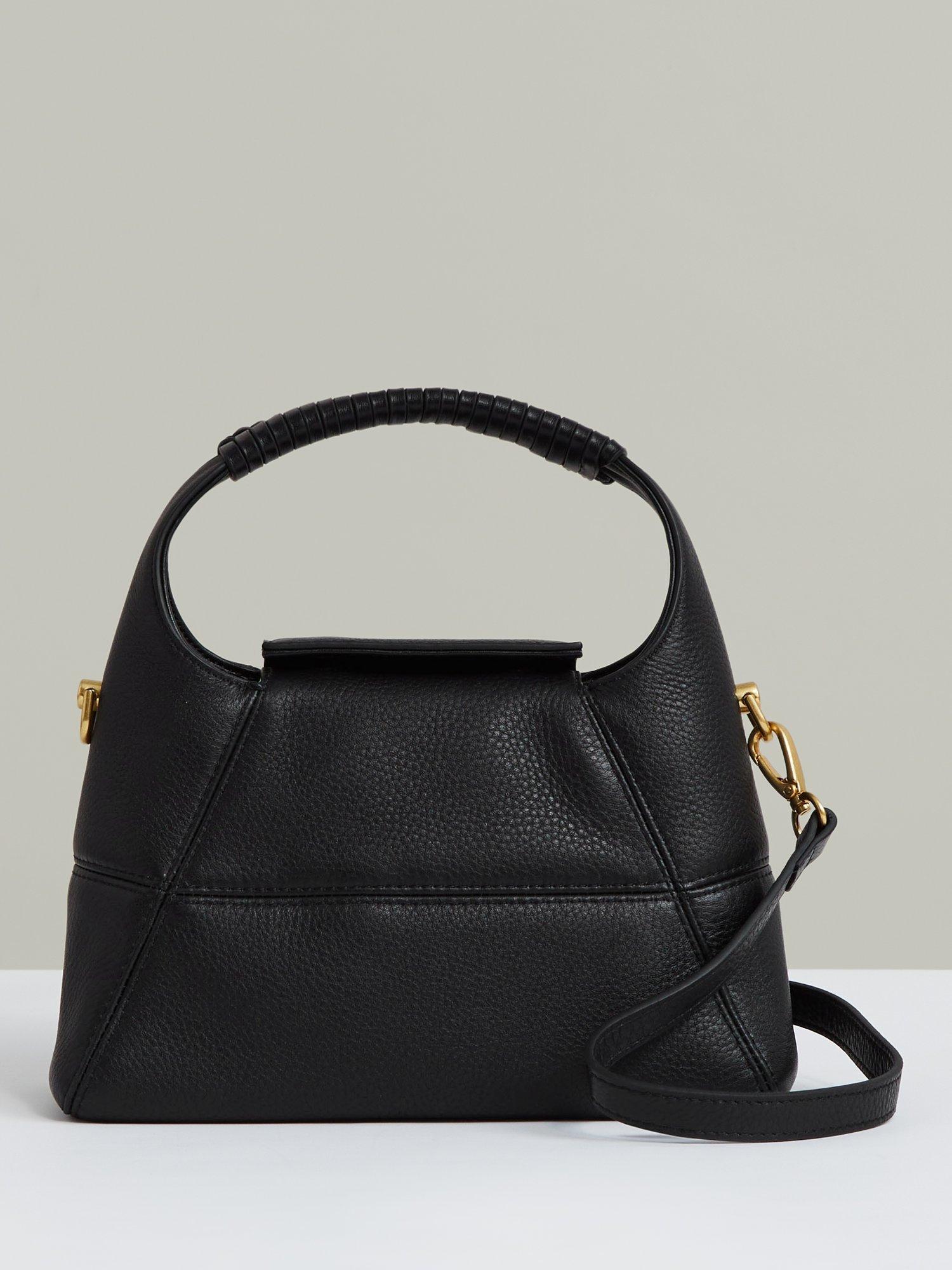 Reiss Octavia Grab Handbag, Black