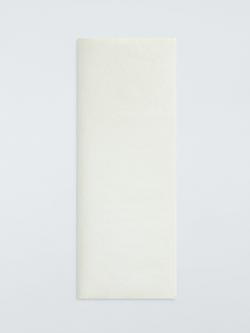 John Lewis Pearlised White Tissue Paper, 5 Sheets, White