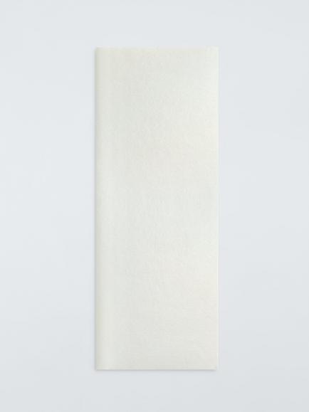John Lewis Pearlised White Tissue Paper, 5 Sheets, White