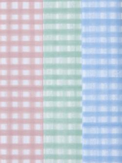 John Lewis Gingham Tissue Paper, Pack of 12, Multi - view 2, Multi