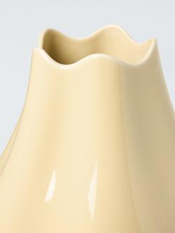 John Lewis x Anine Cecilie Iversen Ceramic Vase, Butter Yellow - view 2, Butter Yellow