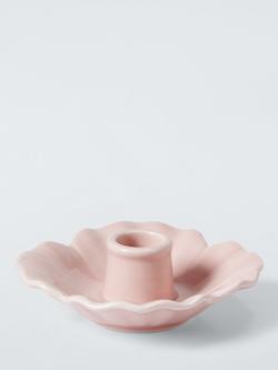 John Lewis x Anine Cecilie Iversen Flower Candle Holder, Pink, Pink
