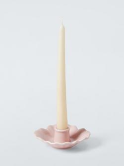 John Lewis x Anine Cecilie Iversen Flower Candle Holder, Pink - view 2, Pink