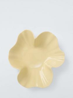 John Lewis x Anine Cecilie Iversen Floral Bowl, Yellow - view 2, Yellow