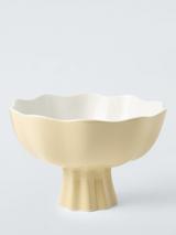 John Lewis x Anine Cecilie Iversen Footed Decorative Bowl, Yellow