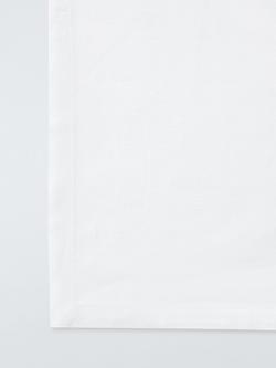 John Lewis Rectangular Cotton Tablecloth, 180 x 140cm, White - view 2, White