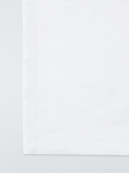 John Lewis Rectangular Cotton Tablecloth, 180 x 140cm, White - view 2, White