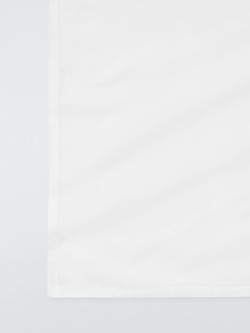 John Lewis Rectangular Cotton Tablecloth, 250 x 160cm, White - view 2, White