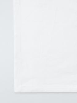 John Lewis Round Cotton Tablecloth, 180cm, White - view 2, White