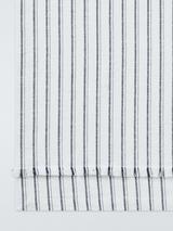 John Lewis Coastal Stripe Tufted Cotton Table Runner, 250cm, White/Blue